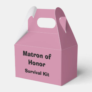 "Matron of Honor" Survival Kit Box