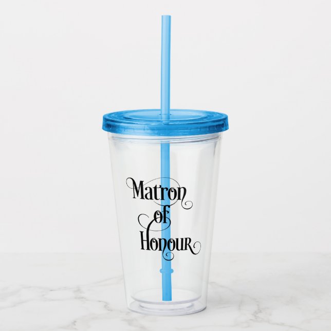 Matron of Honour Acrylic Tumbler (Front)