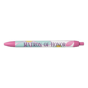 Matron of Honour Appreciation Black Ink Pen