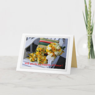 Matron of Honour, Bouquets, Adirondack Chair Invitation