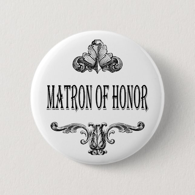 matron of honour customise button (Front)