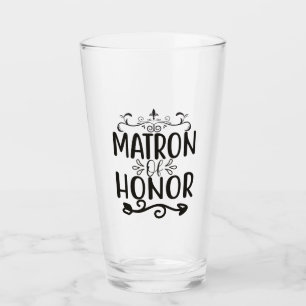 Matron Of Honour Glass