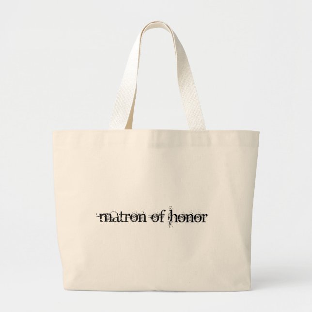 Matron of Honour Large Tote Bag (Front)