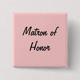 Matron of honour pin