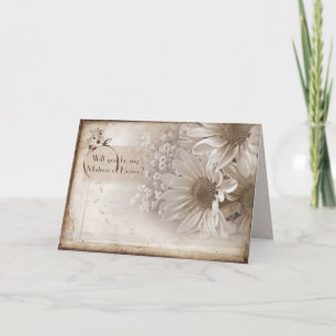 Matron Of Honour Request Invitation