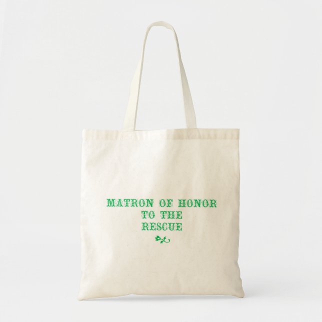 Matron of Honour Tote Kelly Green (Front)