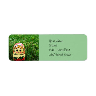MATROSHKA RETURN ADDRESS LABEL