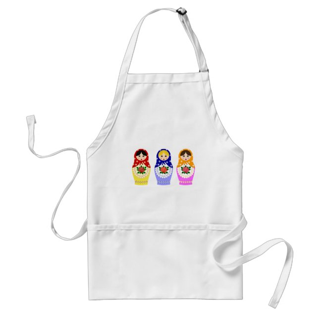 Matryoschka dolls standard apron (Front)