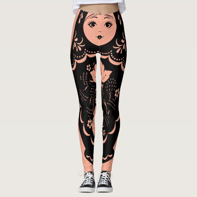 Matryoshka Doll Leggings (Front)