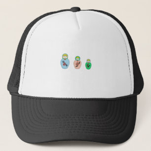 Matryoshka doll trucker hat