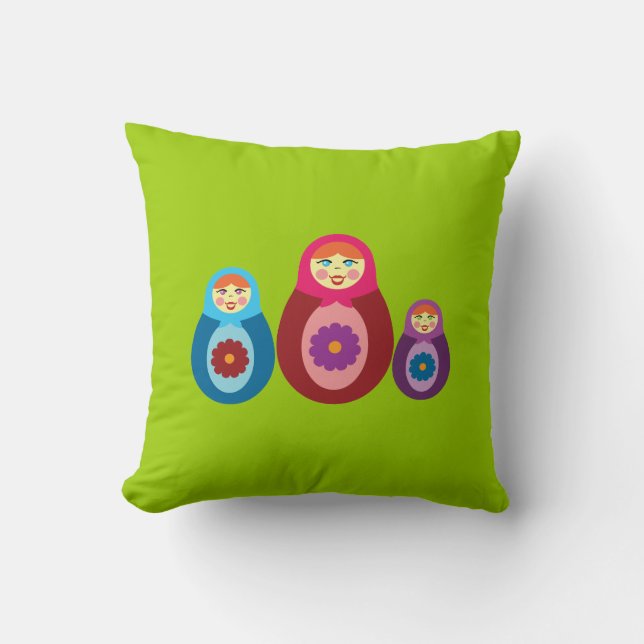 Matryoshka Dolls Cushion (Front)