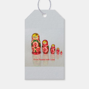 Matryoshka Dolls Gift Tags