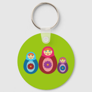 Matryoshka Dolls Key Ring