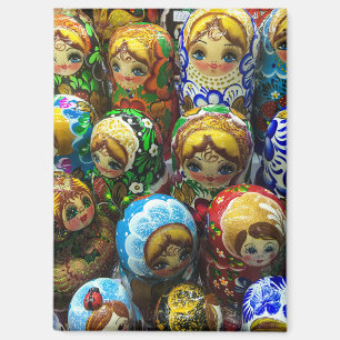 Matryoshka Dolls Souvenir Kiosk Travel Photo Magnet
