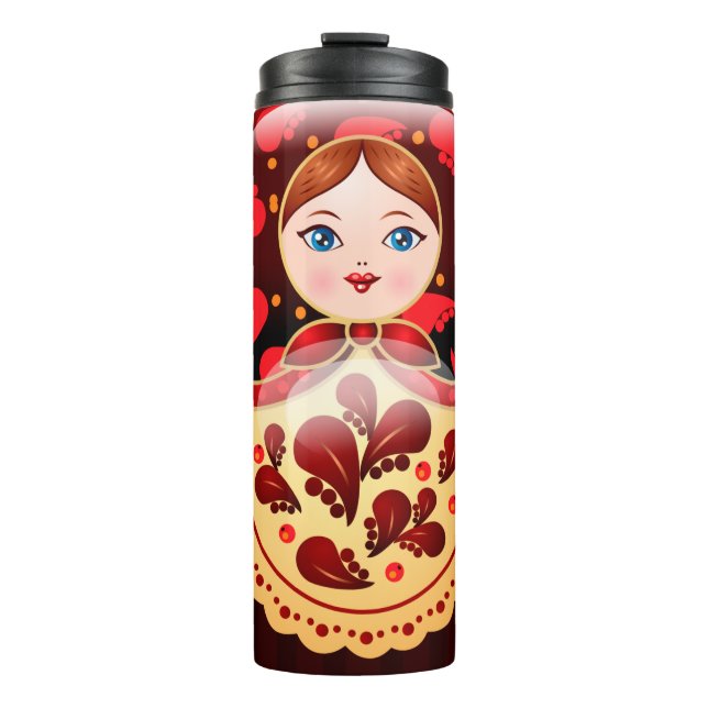 Matryoshka Dolls Thermal Tumbler (Front)