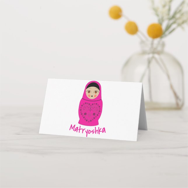 Matryoshka Place Card (Front)