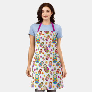 Matryoshka Russian Nesting Doll Apron