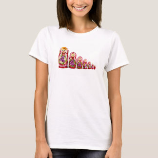 Matryoshka Wooden Culture Symbol - Russian T-Shirt