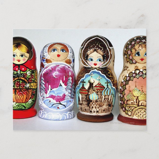 Matryoshkas Postcard (Front)
