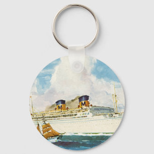 Matson Liner to Hawaii Key Ring