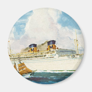 Matson Liner to Hawaii Magnet