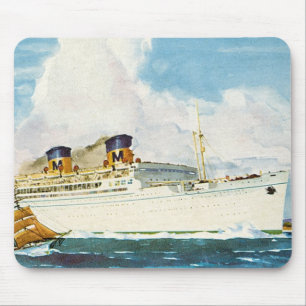 Matson Liner to Hawaii Mouse Pad