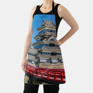 Matsumoto castle and bridge apron