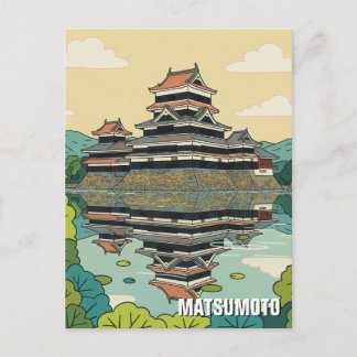 Matsumoto Castle Japan Postcard