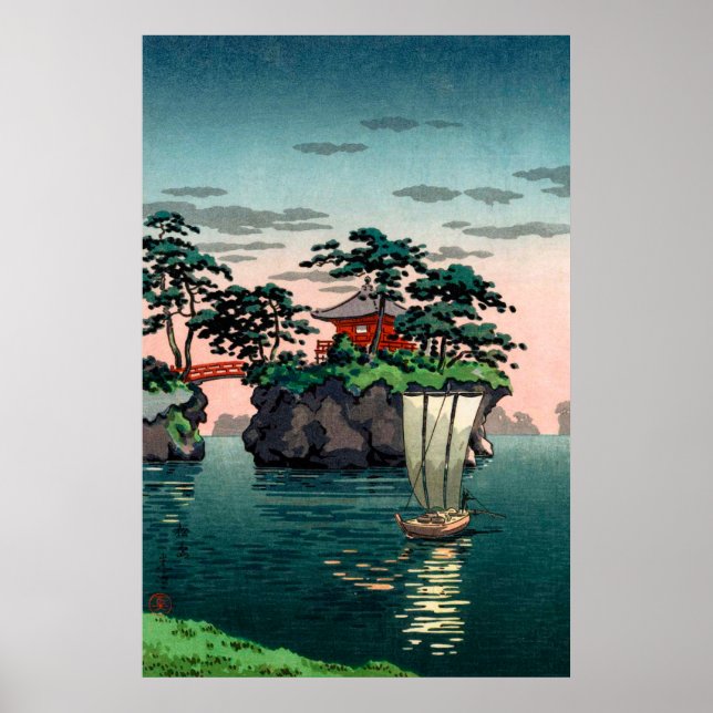 Matsushima by Tsuchiya Koitsu Poster (Front)
