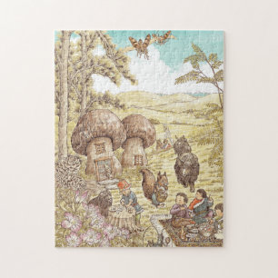 Matsutake Mushroom Yunnan Storybook Jigsaw Puzzle