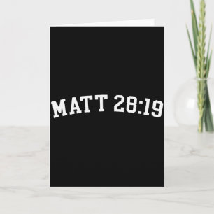 Matt 28_19 card