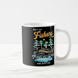 Matt 419 Fishers Of Men Christian Fishing Fathers Coffee Mug