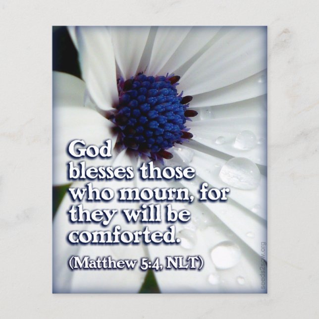 Matt 5v4 - Blessed are Those Who Mourn Flyer (Front)