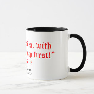 Matt 7:1-3 mug