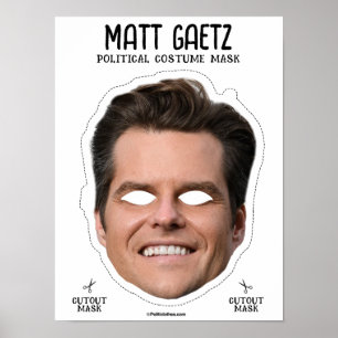 Matt Gaetz Costume Mask Poster