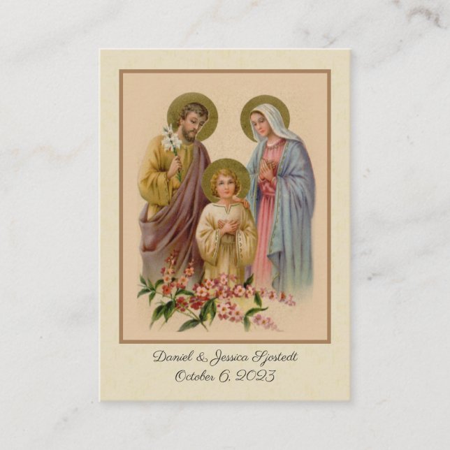 Matt & Haley Wascher  Place Card (Front)