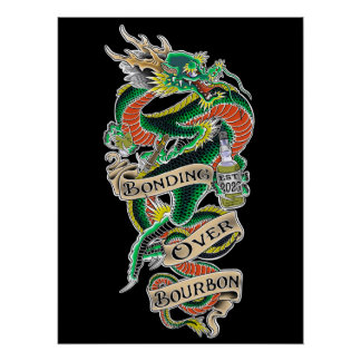 Matt Tunzi x Bonding Over Bourbon Poster