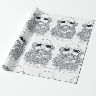Matt with a Bird in his Beard Wrapping Paper