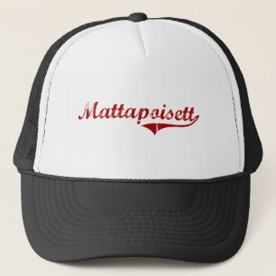 Mattapoisett Massachusetts Classic Design Trucker Hat