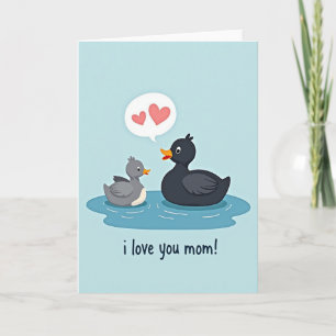 Matte Aquatic Love Card