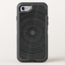 Matte Black Circle Steel Shatter