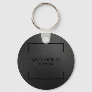 Matte Black Key Ring
