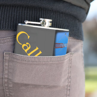Matte Black with your callsign Hip Flask
