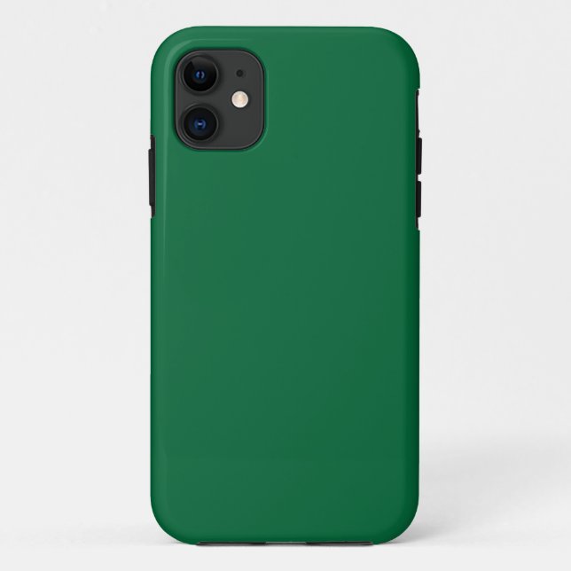 Matte Green iPhone Case | Minimal Luxury (Back)