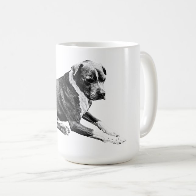 Matte Pause, Gray Comfort Coffee Mug (Front Right)