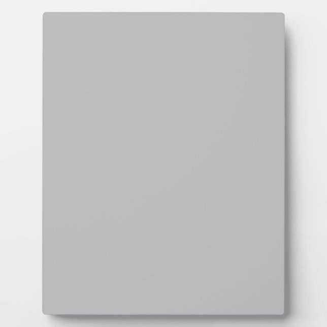Matte Silver Plaque (Front)
