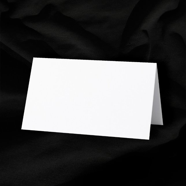 Matte White 2" x 3.5" Horizontal Blank Wedding Place Card (Matte White 2" x 3.5" Horizontal Blank Wedding Place Card)