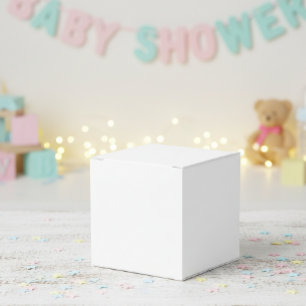 Matte White Cubic Gift Box - Elegant Packaging