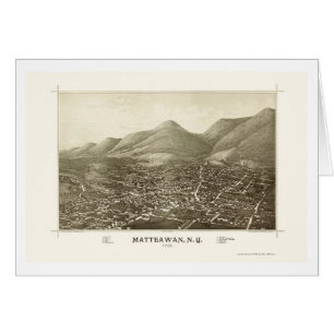 Matteawan, NY Panoramic Map - 1886