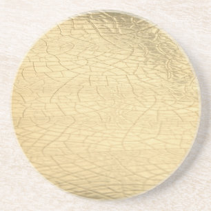 Matted gold stone Coaster